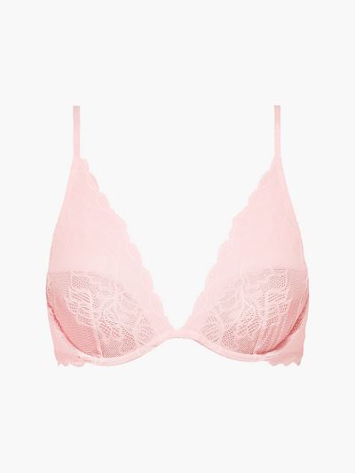 Calvin Klein Underwear HU667639 | Calvin Klein Seductive Comfort Plunge Női Melltartó Rózsaszín